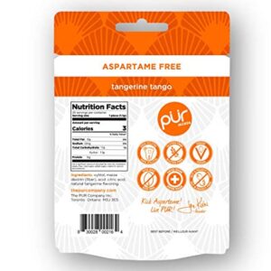 PUR Mints | Sugar Free Mints | 100% Xylitol | Vegan, Aspartame Free, Gluten Free & Diabetic Friendly | Natural Tangerine Tango Flavored Mints, 50 Pieces (Pack of 1) - Image 5