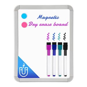 VUSIGN Small Dry Erase Whiteboard, 8.5 x 11 Inches White Board for Kids, Students, Fridge, Locker, Mini Dry Erase Board