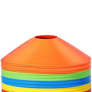 25 Pcs Pro Disc Cones - Training Cones Agility Soccer Cones with Carry Bag for Training, Soccer, Football, Basketball,Kids and Other Sports and Games(5 Colors) - Image 7