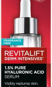 L'Oreal Paris Revitalift 1.5% Pure Hyaluronic Acid Face Serum, to Hydrate, Visibly Plump Skin, & Reduce Wrinkles, Fragrance Free 1 oz - Image 11