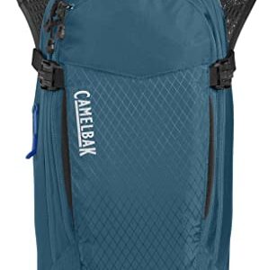 CamelBak M.U.L.E. 12 Mountain Biking Hydration Pack - Easy Refilling Hydration Backpack - Magnetic Tube Trap 100oz, Moroccan Blue/Black - Image 8
