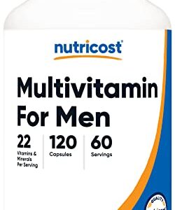 Nutricost Multivitamin for Men 120 Capsules - Vitamins and Minerals for The Healthy Man