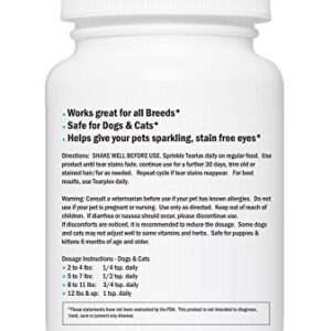 tearplex Tear Stain Supplement for Dogs and Cats, 1 Rated Natural Tear Stain Product - Made in The USA, 100% Tylosin Free, Veterinarian Trusted - Beef Flavored - Image 5