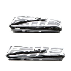 Big Skinny Women's Leather Slimvelope Tri-Fold Checkbook Slim Wallet, Holds Up to 40 Cards, Lightweight,slim, Graphite Cobble - Image 8