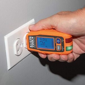 Klein Tools RT250 GFCI Outlet Tester with LCD Display, Electric Voltage Tester for Standard 3-Wire 120V Electrical Receptacles,Green/Red - Image 3