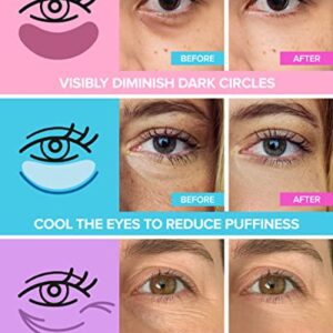Maree Eye Gel Pads - Reduce Wrinkles, Puffy Eyes, Dark Circles, Eye Bags - Natural Marine Collagen Eye Gels with Hyaluronic HA - Anti Aging Eye Mask Patches & Face Moisturizer - Image 8