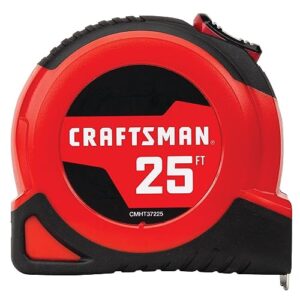 CRAFTSMAN Tape Measure, 25 ft, Retraction Control and Self-Lock, Rubber Grip (CMHT37225) - Image 3