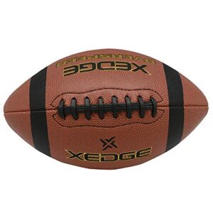 XEDGE Composite Leather Indoor/Outdoor Footballs for Training and Recreational Play Size 7（Youth） - Image 6