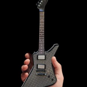 FanMerch Mini Guitar Metallica Collectible James Hetfield Diamond Plate Guitar Replica - Image 5