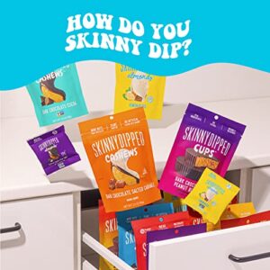 SkinnyDipped Dark Chocolate Peanut Butter Cups, 2g Sugar per Cup, Keto Friendly, No Palm Oil, Gluten Free, 3.2oz, 4 Pack (24 Cups Total) - Image 2