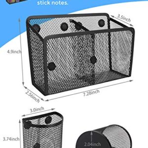 VICNOVA Magnetic Pencil Holder, Metal Strong Magnet Pen Cup Magnetic Marker Storage Basket Organizer to Hold Whiteboard Refrigerator Fridge Locker Accessories Teacher Must Haves Classroom Supplies - Image 6