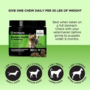 Pet Honesty Bladder Health Cranberry Supplement for Dogs – Kidney Support for Dogs, Dog UTI - Cranberry & D-Mannose to Help Support Dog Urinary Tract Health, Dog Urine & Dog Bladder Support (Chicken) - Image 3
