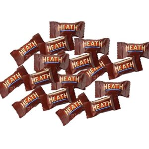 Hershey (1) Bag Heath Miniatures Candy Bars - Milk Chocolate English Toffee Candy Bars - Individually Wrapped - Net Wt. 2.4 oz - Image 3