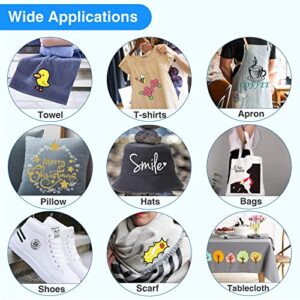 12" x 10ft Heat Transfer Vinyl HTV Rolls Black, Sooez HTV Vinyl for T-Shirt, Iron on Vinyl, Easy to Cut & Weed for DIY Heat Vinyl Design - Image 2