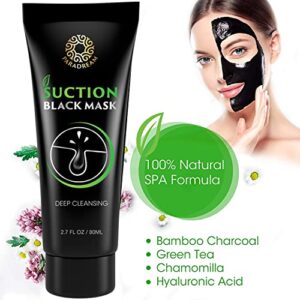 Blackhead Remover Mask, 80ML Purifying Peel Off Mask Remover Mask, Charcoal Face Mask for Deep Cleansing Blackheads, Dirts, Pores - Green - Image 3