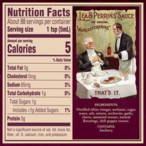 Lea & Perrins The Original Worcestershire Sauce (15 fl oz Bottle) - Image 6
