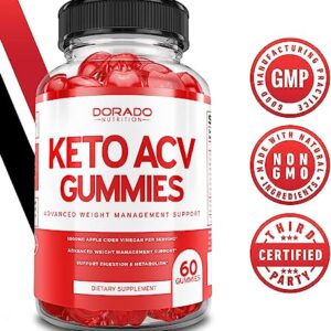 Keto ACV Gummies for Weight Management Advanced Formula (1000mg Per Serving) - Apple Cider Vinegar Gummies - Support Healthy Digestion & Metabolism - Delicious Apple Flavor - ACV 1000mg (60 Gummies) - Image 2