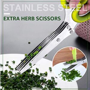 ONEBOM Kitchen Shears 2 Pack,Multi Function Kitchen Scissors Heavy Duty 304 Stainless Steel,for Chicken,Meat,Fish - Image 2