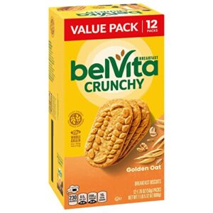 belVita Golden Oat Breakfast Biscuits, Value Pack, 12 Packs (4 Biscuits Per Pack) - Image 9