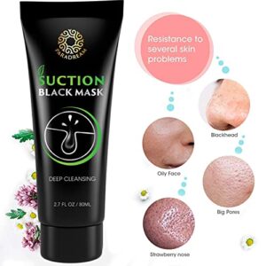 Blackhead Remover Mask, 80ML Purifying Peel Off Mask Remover Mask, Charcoal Face Mask for Deep Cleansing Blackheads, Dirts, Pores - Green - Image 4