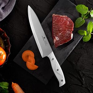 Chef Knife, Ultra Sharp Kitchen Knife, High Carbon Stainless Steel Chef knife set, 3-pc, 8 inch Chefs knife, 4.5 inch Utility Knife, 4 inch Paring Knife - Image 6