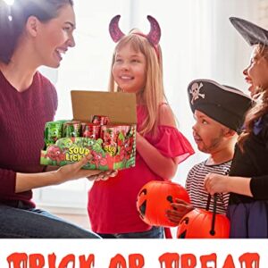 Slime Sour Lickers Candy, Gluten Free, 12 Pk Of 4 Flavors, Watermelon, Green Apple, Cherry and Strawberry Rolling Liquid Candy Bulk, Treat for Parties, Birthdays, or Halloween Treat - Image 2