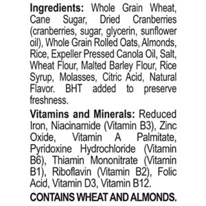 POST GREAT GRAINS CRANBERRY ALMOND CRNCH RTE CEREAL CRANBERRY ALMOND CRUNCH FLAKE AND CLUSTER BOX 14 OUNCES 1 - Image 2