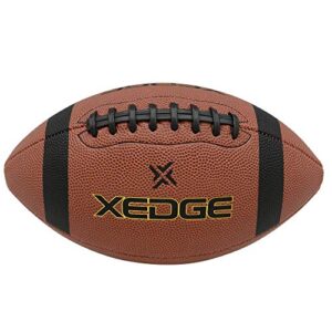 XEDGE Composite Leather Indoor/Outdoor Footballs for Training and Recreational Play Size 7（Youth） - Image 5