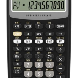 Texas Instruments BA II Plus Financial Calculator, Black Medium - Image 2