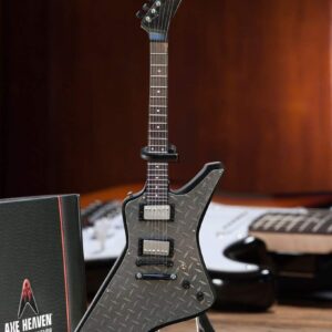 FanMerch Mini Guitar Metallica Collectible James Hetfield Diamond Plate Guitar Replica - Image 7