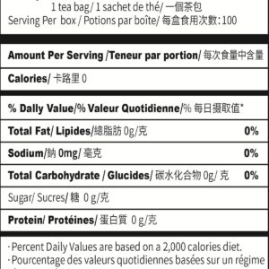 Imozai Organic Green Tea Bags 100 Count Individually Wrapped - Image 6