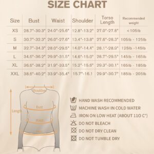 MANGOPOP Womens Long Sleeve Square Neck T Shirts Tops Tees - Image 2