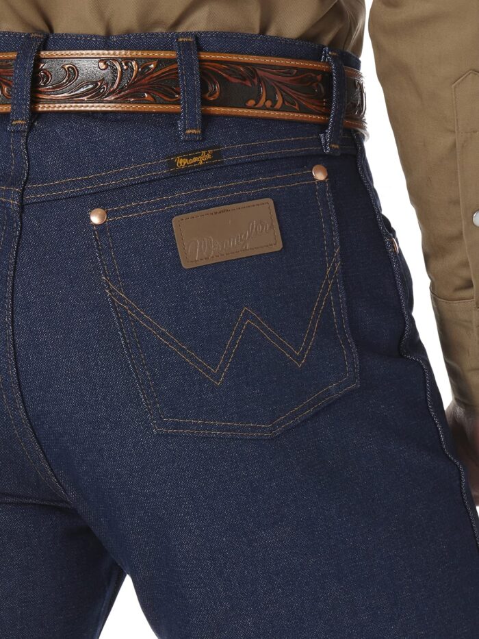 Wrangler Men's 13MWZ Cowboy Cut Original Fit Jean, Rigid Indigo, 36W x 32L - Image 3